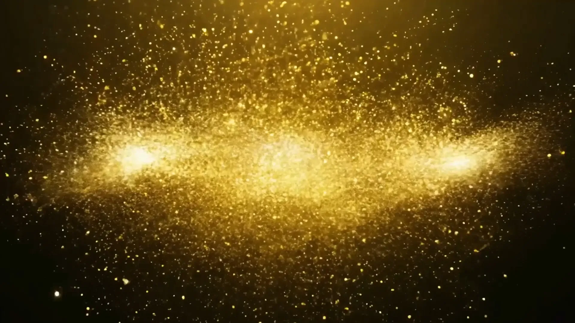Golden Dust Overlay with Elegant Sparkle Effect-HD